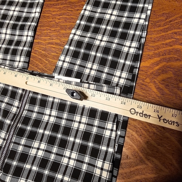 Zara Black and Cream Hi Rise Legging Women's Size Medium NWT - Picture 9 of 11